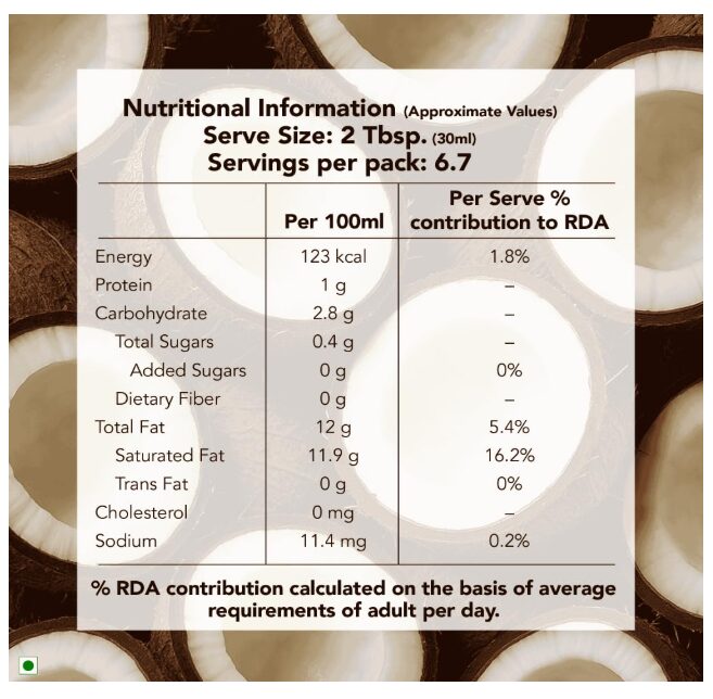 Dabur Hommade Coconut Milk - 800ml (200ml x 4) | Extract of 2 Creamy Coconuts | No Added Sugar | Creamy Taste - Image 2