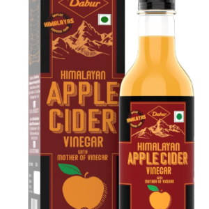 Dabur Himalayan Apple Cider Vinegar with Mother of Vinegar | Raw, Unfiltered, Unpasteurized | For weight loss and boost immunity| No added colours or preservatives - 500 ml