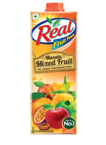 Real Fruit Power Real Masala Mixed Fruit 1L, 1 kg