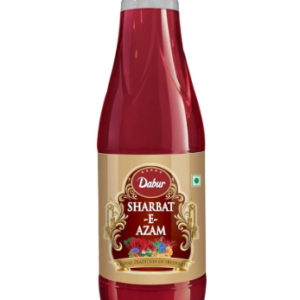 Dabur Sharbat-E-Azam, 750 ml | Traditional Refreshing Summer Sharbat for Beverages, Milkshakes, Mocktails & Desserts.