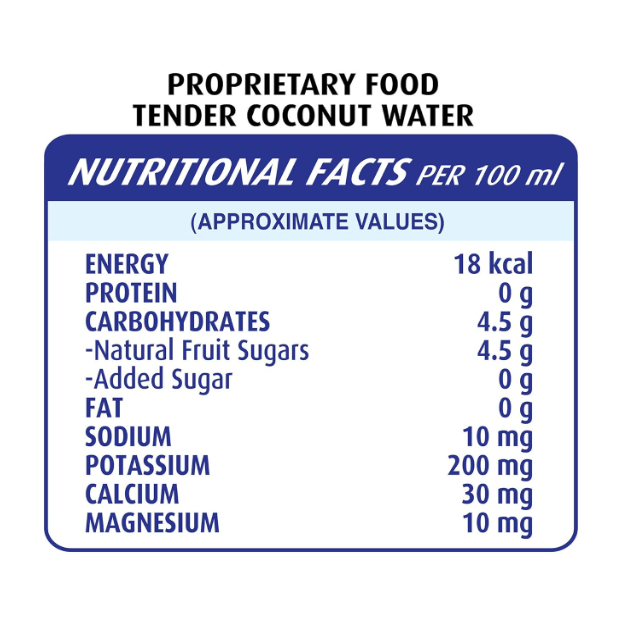 DABUR Real Activ 100% Tender Coconut Water – No Added Sugars – 200ml (Pack of 18) - Image 2