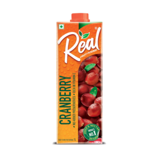 Real Fruit Power Cranberry, 1L