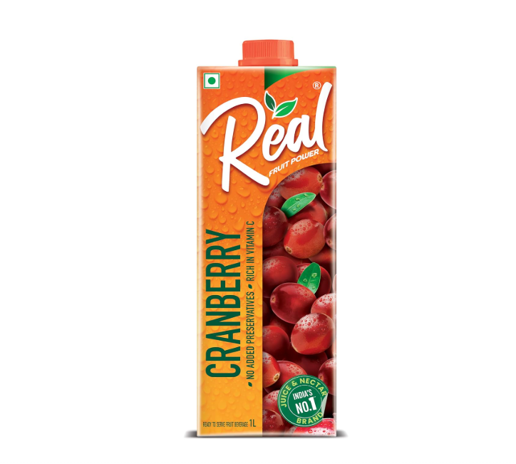 Real Fruit Power Cranberry, 1L
