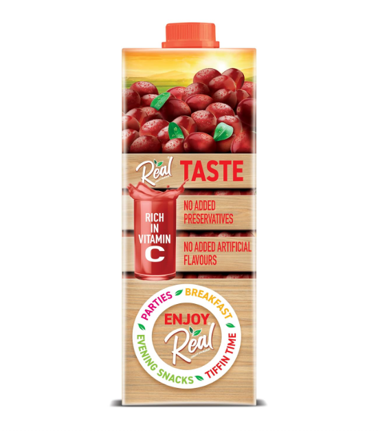 Real Fruit Power Cranberry, 1L - Image 2