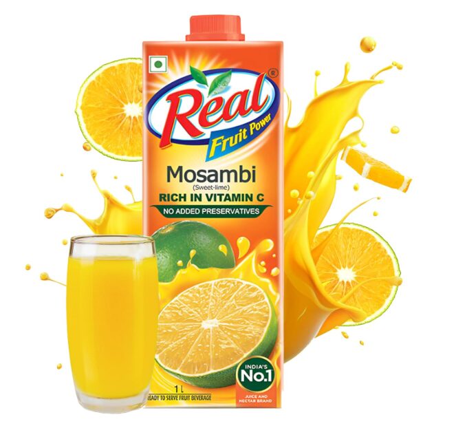 Real Fruit Power Mosambi Juice -1L
