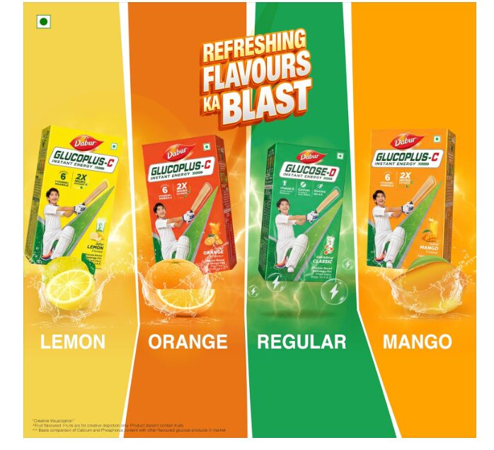 Dabur Glucose-D Instant Energy Drink Powder - 1kg (Carton)| Enriched with Vitamin D & Calcium | 99.4% Glucose Quick Energy Replenishment Formula | Easy to Mix Refreshing Drink - Image 2