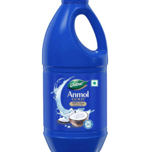 Dabur Anmol Gold 100% Pure Coconut Oil - 900ML | Natural | Nariyal Tel | Handpicked Sundried Coconuts | Multipurpose Oil