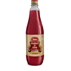 Dabur Sharbat-E-Azam, 750 ml | Traditional Refreshing Summer Sharbat for Beverages, Milkshakes, Mocktails & Desserts.