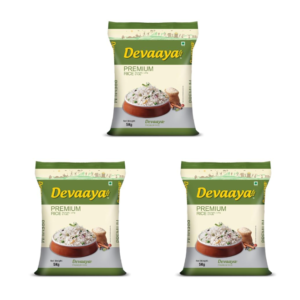 Daawat Devaaya, Long & Fluffy Grains Premium Rice, 5 Kg. (Pack of 3)