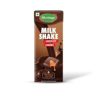 Heritage Chocolate & Caramel Milkshake, 180 ml Tetra Pack