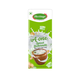 Heritage A-One Buttermilk, 180 Ml Tetra