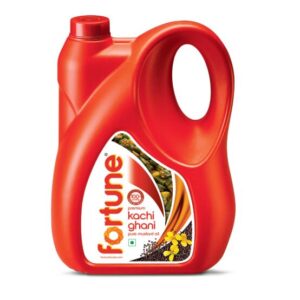 Fortune Premium Kachi Ghani Pure Mustard Oil, 4.5 Kg Jar