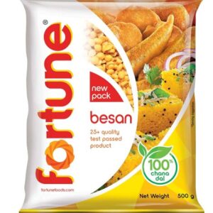 FORTUNE Chana Besan, 100% Chana Dal 100% Taste, 500 Gm