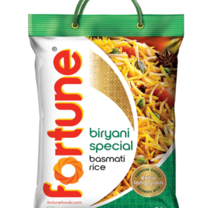 FORTUNE Biryani Special Basmati Rice, 5 kg |Extra Long Grain Basmati rice (Up to 24 mm) | Ideal for Biryani