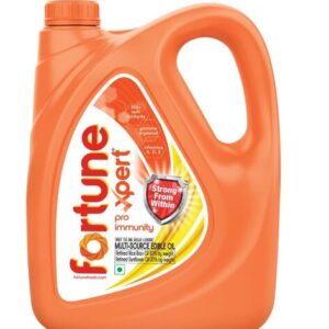 Fortune Xpert Pro Immunity Oil | Blend of Rice Bran Oil & Refined Sunflower Oil |Oil to Boost Immunity |Best Oil for Heart Patients |Edible Oil 5L Jar