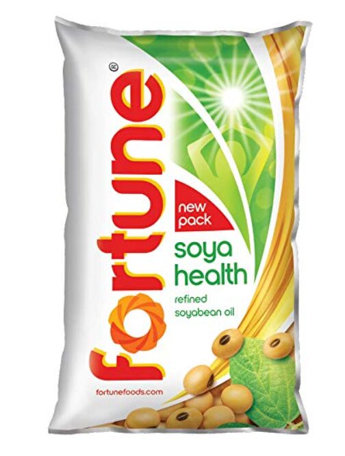 Fortune Soyabean Oil, 1L Pouch