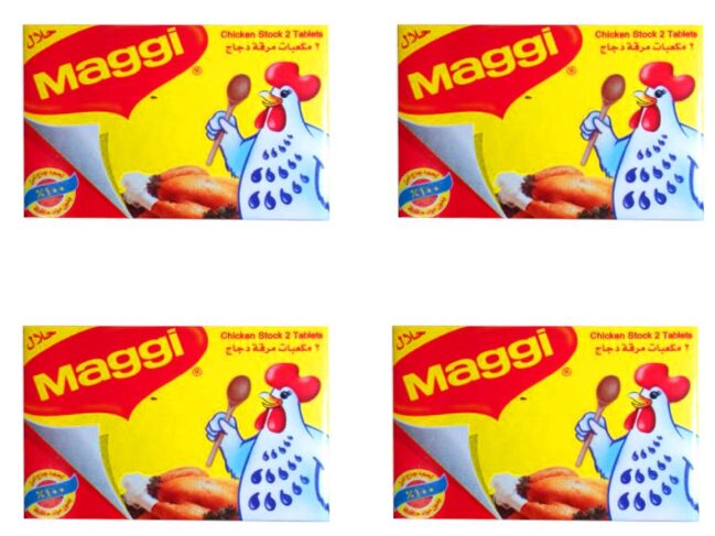Maggi Chicken Cubes, 4 x 20g