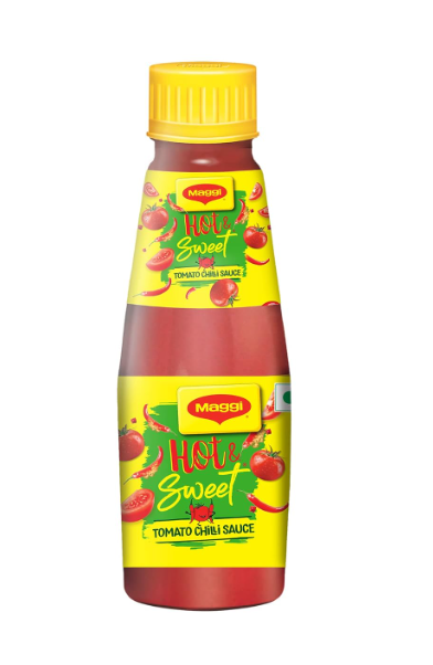 MAGGI Hot & Sweet Tomato Chilli Sauce, Perfect Blend of Tomatoes & Chillies, 200g