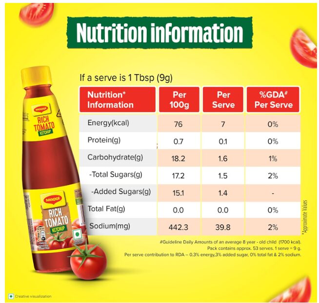 MAGGI Rich Tomato Ketchup, 480g