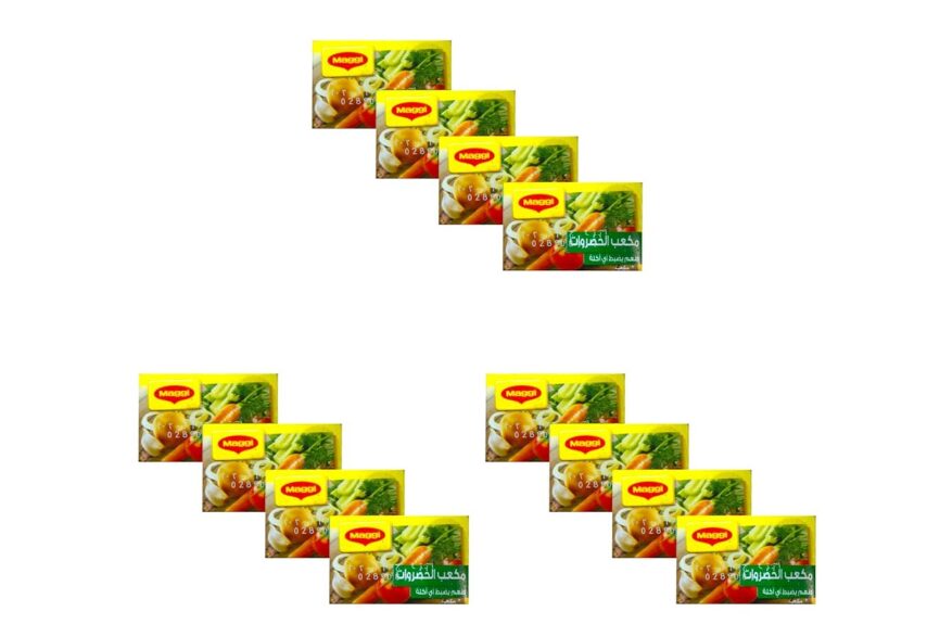 Maggi Vegetable Stock Cubes, 0.63 ℮ 18 g, 12 Pack