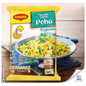 Maggi Ready to Eat, Masala Onion Poha Express Pouch, 65 g