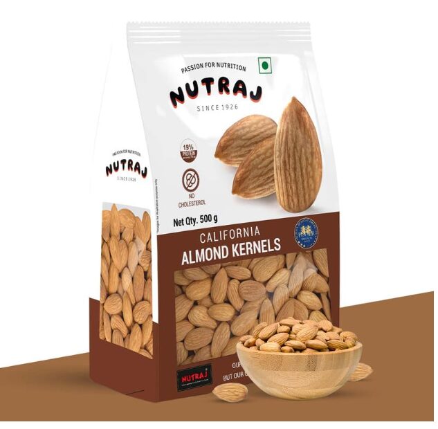 Nutraj Dry Fruits Combo 1.5kg - Almond, Cashew & Round Raisin (Each 500g) | Dry Fruits | Badam Giri | Kishmish | Kaju | Pack of 3 - Image 2