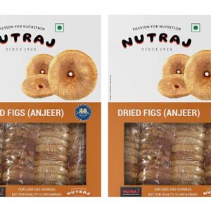 Nutraj ‎Afghani Anjeer Dried 1kg (500g x 2) | Figs | Dry Fruits | Nuts | Grocery Items