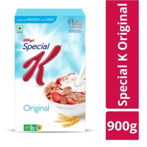 Kellogg's Original Special K | Only 2% Fat | Sub 300 Calorie Breakfast Cereals | Whole Wheat Flakes| Source of Protein & Fibre | 900/935g