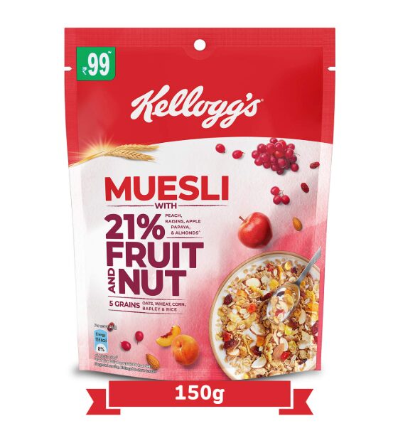 Kellogg's Muesli - Fruit & Nut, 160g - Image 2