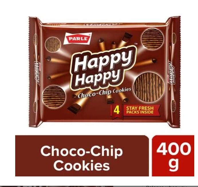 Parle Original Happy Choco Chip Happy Cookies, 396 Grams