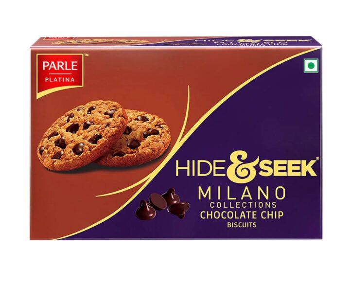 Parle Milano Hide and Seek Chocolate Chip Cookies 125 gm Pack