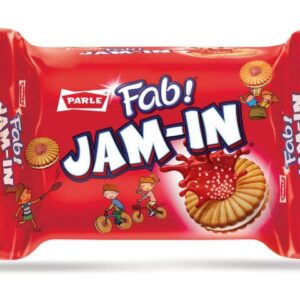 Parle Fab! Jam-in Mixed Fruit Flavoured Jam Biscuits, 150g/140g( Weight May Varies).