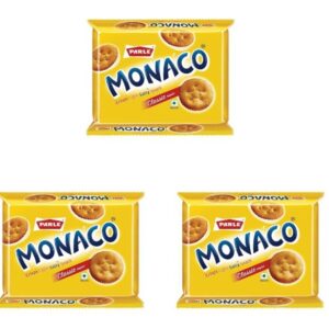 Parle Manaco Crispy Light Salty Snack Classic Regular, 185.6g/232g(Weight May Vary) (Pack of 3)