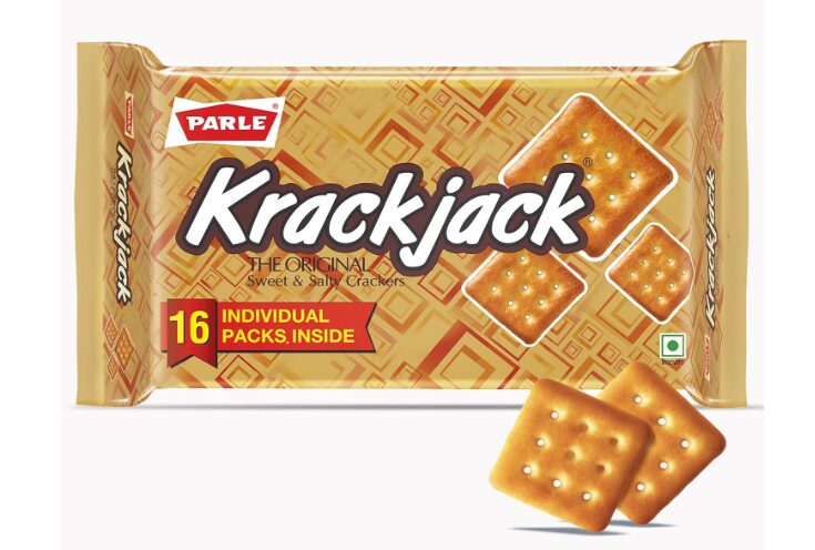 Parle Krackjack The Original Sweet & Salty Crackers 700g / 705.6g (Weight May Vary)