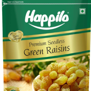 Happilo Premium Seedless Green Raisins 500g | Quality Kishmish/Kismis | Dry Fruits, Healthy Snacks | Rich in Iron & Vitamin B | Antioxidant Rich | Healthy Dry Fruit Snack
