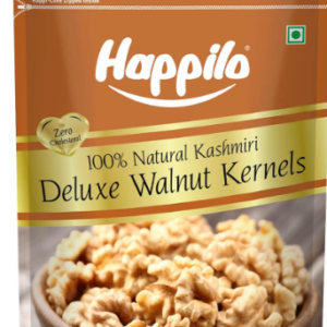 Happilo Premium Deluxe Walnut Kernels 200g (Pack of 1) | Walnuts without Shell | Akhrot Giri | Dry Fruits, Healthy Snacks | Natural Walnut Kernels | Rich in Protein, Iron & Source of Omega-3