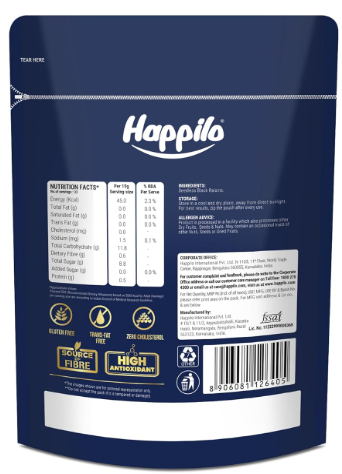 Happilo Premium Afghani Seedless Black Raisins 500g | Kali Kishmish/Kismis | Dry Fruits, Healthy Snacks | High in Antioxidants, Fiber & Potassium | Naturally Sweet & Tasty - Image 2