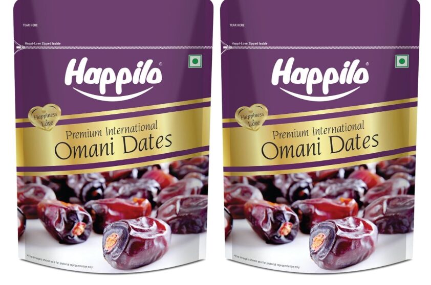 Happilo Premium International Omani Dates 500g | Healthy snacks, Dry fruits, Khajoor, Khajur, Nutritious| Rich in Vitamins & Minerals | Natural Sweetener (Pack of 2)