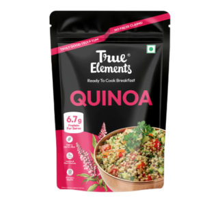 True Elements Wholegrain Premium Quinoa 1kg - Gluten Free Quinoa Seeds | 6.7g Protein per serve | 25 Servings | High Fibre Supergrain | Ideal for Salads, Bowls & Healthy Recipes