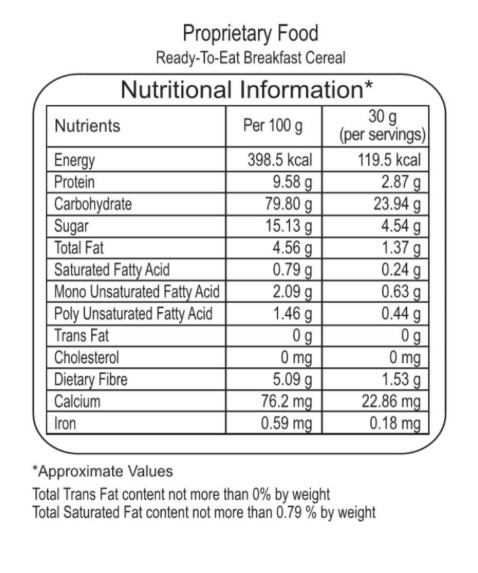 Patanjali Fruit and Nut Muesli, 450g - Image 2