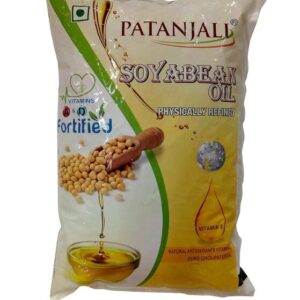 Patanjali Cooking Oil - Soyabean, 1L Pouch