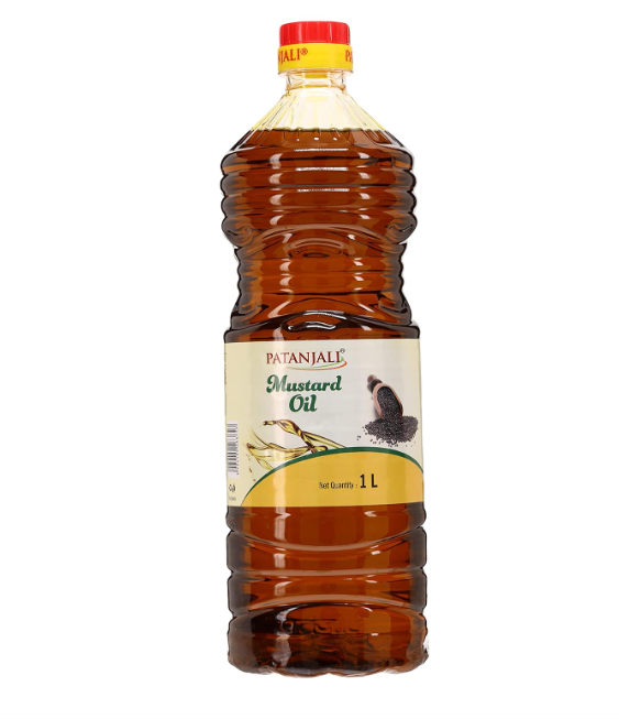Patanjali Cooking Oil - Mustard, 1L