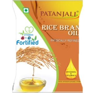 Patanjali Fortified Rice Bran Oil, 1 L