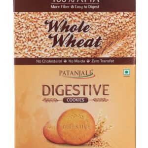 Patanjali Digestive Whole Wheat Biscuits, 250g