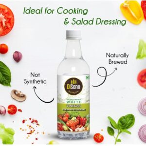 DiSano Naturally Brewed White Vinegar Bottle, 500 ml