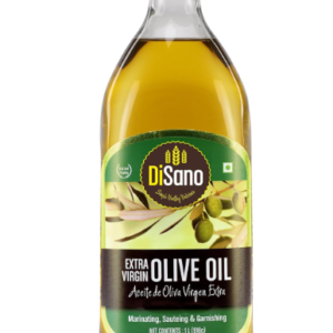 DiSano Extra Virgin Olive Oil 1L, Cold Pressed, First Extraction, Ideal for Sauteing, Grilling & Dressing