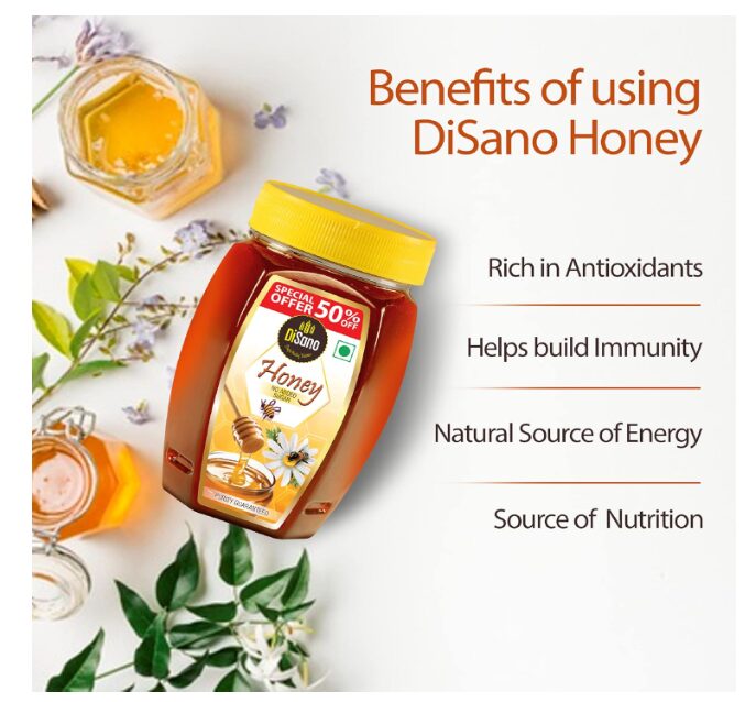 DISANO Pure Honey 1Kg (Pack Of 1) & Pure Honey 500 G (Pack Of 1) - Image 2