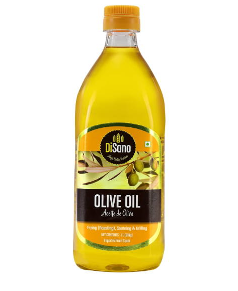 DiSano Pure Olive Oil 1L, Classic Olive Oil ideal for Sauteing, Grilling and Cooking