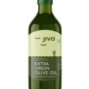 Jivo Extra Virgin Olive Oil 1 litre | Imported from Spain | Contains Vitamin E | Low in Saturated Fat | Natural Cooking Oil | Ideal for Dressings, Salad, and Soups, Dips & Marinades