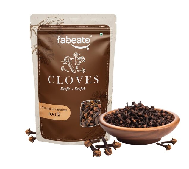 Fabeato Natural Premium Whole Cloves (Laung) For Indian Cooking 200Gm| Whole Spices | Fresh & Pure Whole Cloves (Laung)| Aromatic & Flavourful | Lavangam